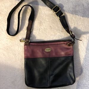FOSSIL Crossbody leather bag
